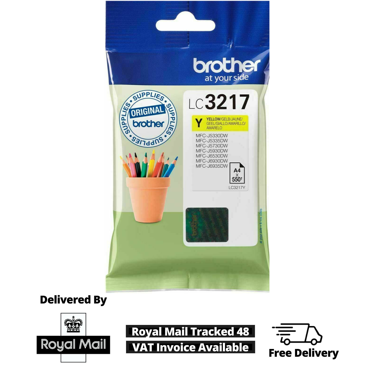 LxTek LC3219XL LC3219 Cartucce LC3217 LC 3219 XL LC 3219XL Compatibile Con Brother LC3219XL LC 3217 LC-3219XL Per Cartucce Brother MFC-J5330DW MFC-J6930DW (2 Ciano, 2 Magenta, 2 Giallo - Foto 3