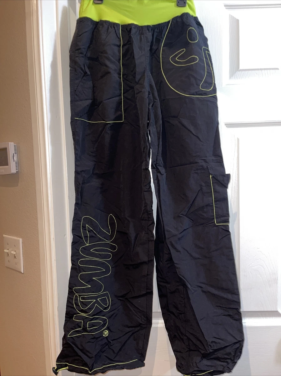 ZUMBA Wear Fitness Full Length CARGO DANCE PANTS Size Large