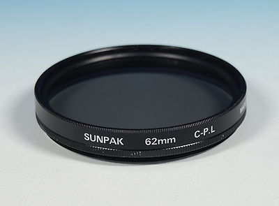 Sunpak 62mm C-P.L Polfilter Filter Filtro Filtre Einschraub / Screw In - 203319