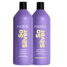 So Silver Purple Shampoo & Conditioner 1 Litre Duo Matrix