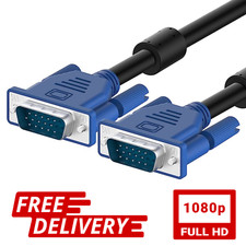 VGA / SVGA 15 Pin PC Computer Monitor LCD Extension Cable Male to Male