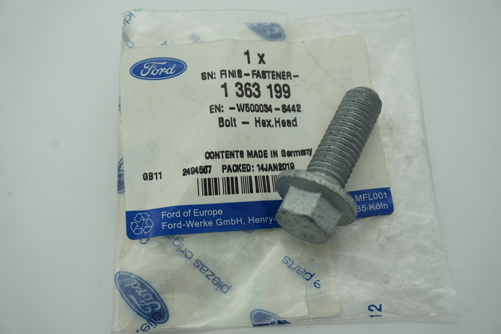 Genuine Ford Front Drive Shaft Bolt 1363199 for sale online | eBay 