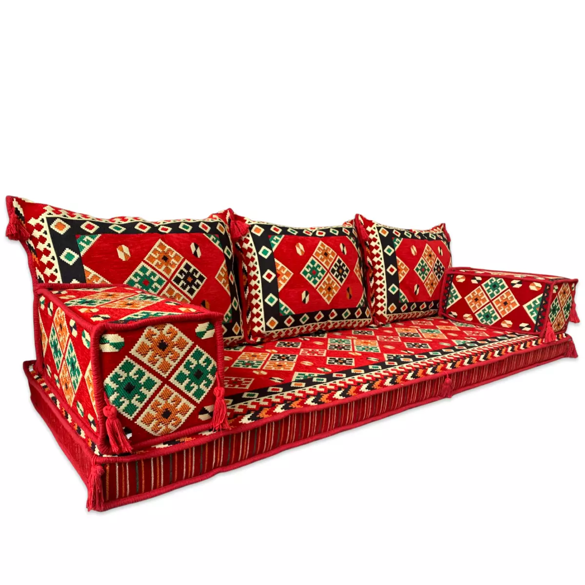 FLOOR Level Sofa Set BENCH Cushions MAJLIS FREE Shipping