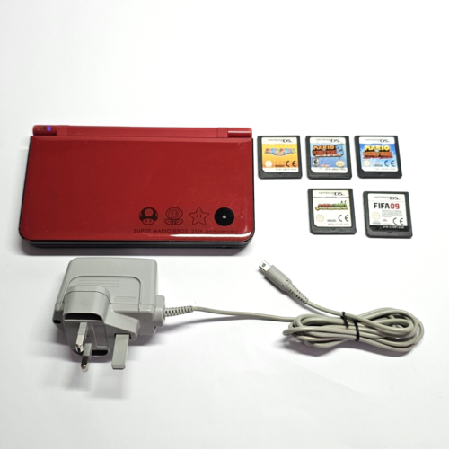 Nintendo DSi XL 25th Anniversary Edition mit Spielen & Ladegerät - getestet & funktionsfähig - Bild 1 von 14