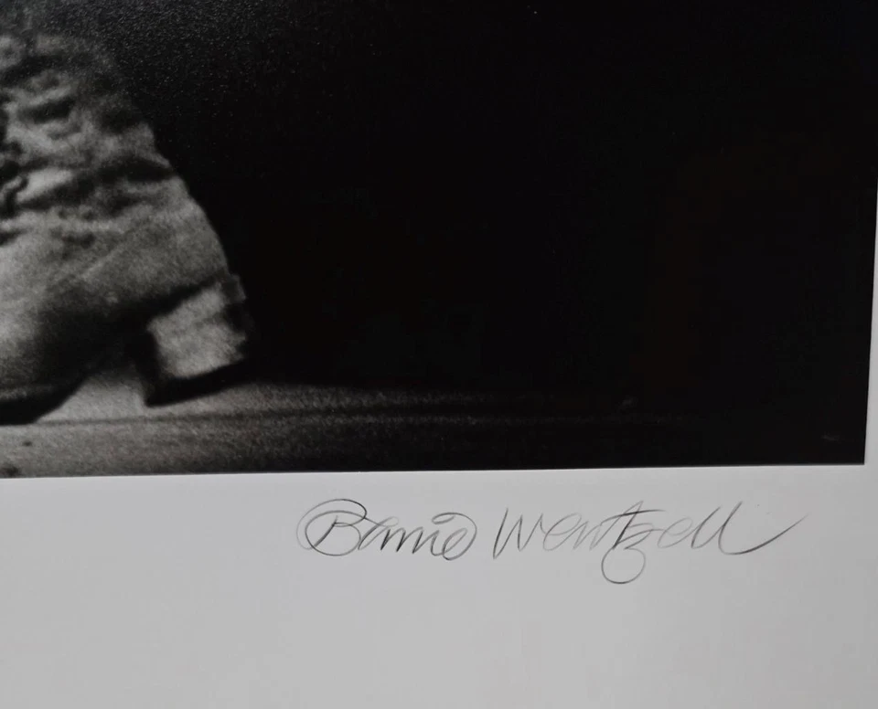 IAN ANDERSON 1973 JETHRO TULL BARRIE WENTZELL SILVER GELATIN PHOTO 43/50 SIGNED - Image 3 of 4