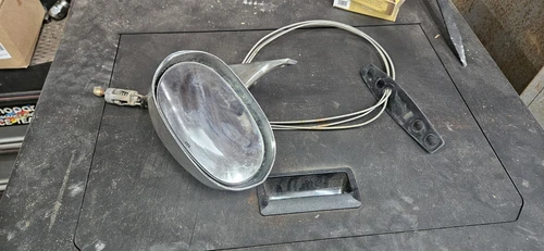 1971-1974 Mopar B Body Driver Remote Chrome Mirror 1971 1972 B Body Charger 