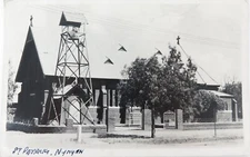 c1940s St Patricks Church, Nyngan, NSW RPPC Real Photo Postcard.