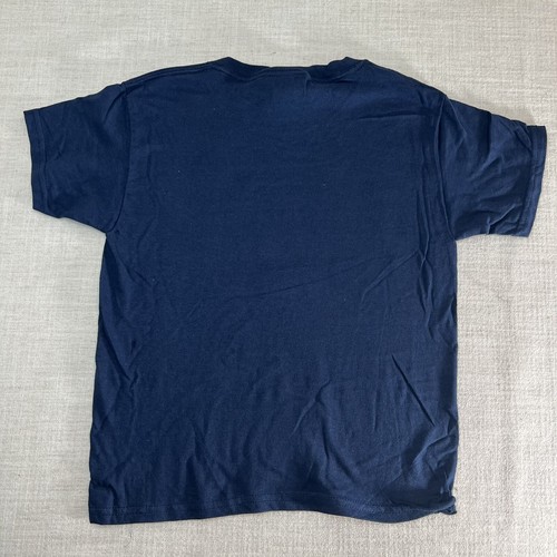 Gildan Youth XS Short Sleeve Ultra Cotton Crew Neck Stylish Shirt 2000B Navy - Picture 2 of 5