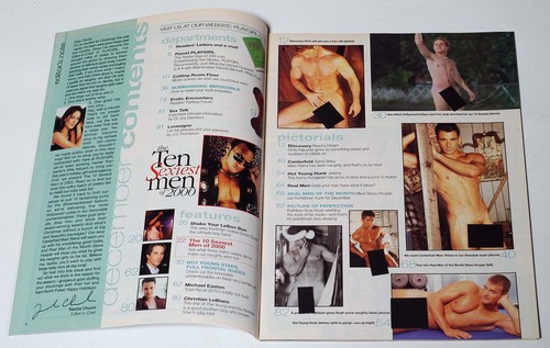 PLAYGIRL MAGAZINE - DECEMBER 2000, DURAN DURAN, Marc REINA, JEREMY, Steve HOOPER - Picture 2 of 20