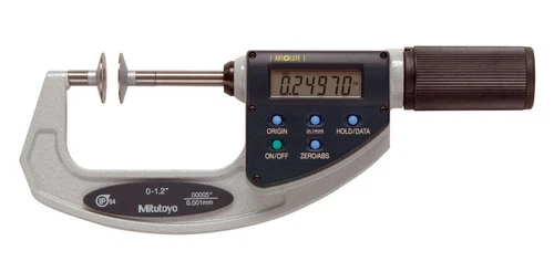 369-421-20 Mitutoyo Disc Micrometer Non-Rotating Spindle 0-1.2"