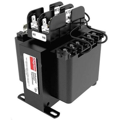 Dayton 31Ej31 Control Transformer, 250 Va, 80°C, 24V Ac, 208/240/277/380/480V Ac