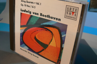 beethoven string quartets vol1 op 18 nos 1 & 5 alexander string quartet cd album