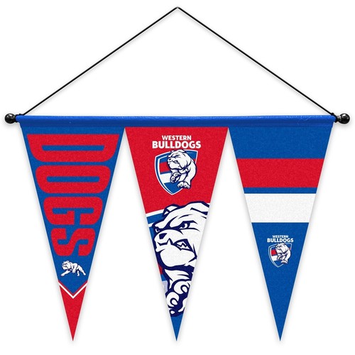 AFL Footy Team Logo Set of 3 Felt Wall Pennant with Hanger - Picture 16 of 16