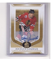 JOCELYN LEMIEUX 2020-21 UPPER DECK SP SIGNATURE LEGENDS AUTOGRAPH AUTO SP #224