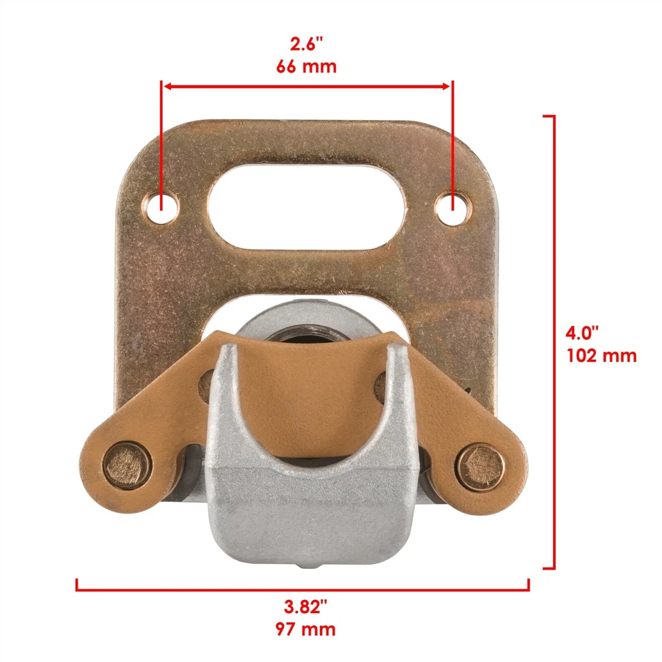 For Polaris Sportsman 500 4x4 Front Rear Brake Caliper 1998 1999 with Brake pads - Image 4 of 4
