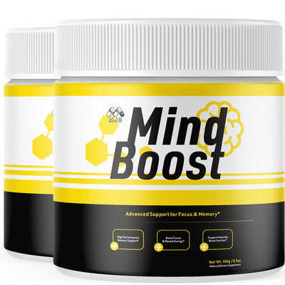 (2 Pack) Mind Boost Powder Advanced Brain Supplement MindBoost 60 Servings