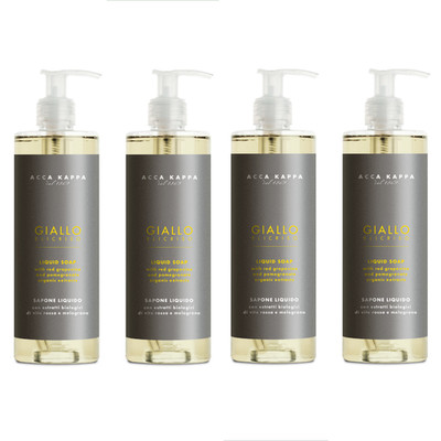ACCA KAPPA Giallo Elicriso Flüssigseife Seife Soap 380ml Flakon Hotelkosmetik