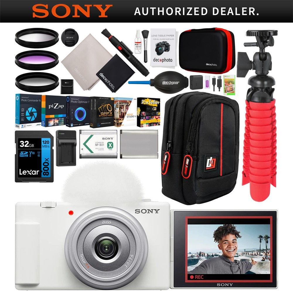 Sony ZV-1F Vlog Camera with 4K Video for Content Creators