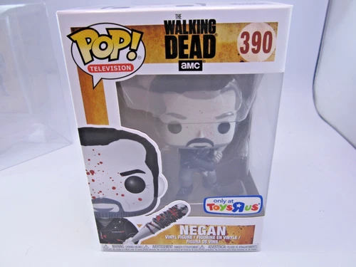 Funko Pop The Walking Dead Negan #390 Toys R Us Exclusive w/Protector NEW