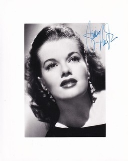 JANIS PAIGE A gorgeous 8 x 10" b/w signed photo