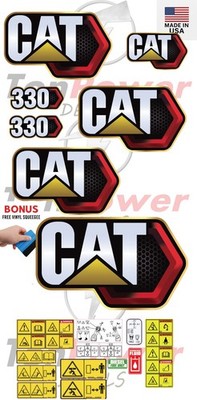 Fits caterpillar 330 Decal Kit MINI EXCAVATOR 3M VINYL / FREE SHIPPING