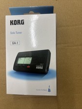 KORG Solo Tuner For Guitar and Bass Guitar GA-1 Works With 2 AAA Batteries