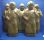 3D Plastic US Military / DOD Green Soviet Ivan Pop-Up Target (Lot of 5)