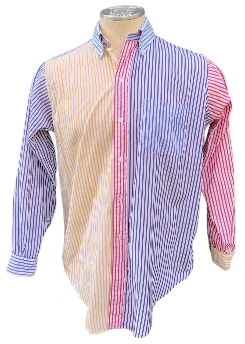 BROOKS BROTHERS Makers Vintage 80s LS Stripe 