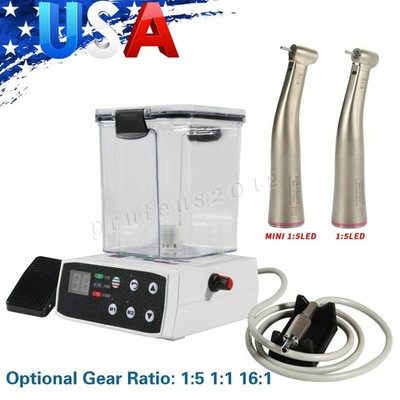 Dental Brushless LED Electric Micro Motor WATER /1:5 LED Handpiece for Practice