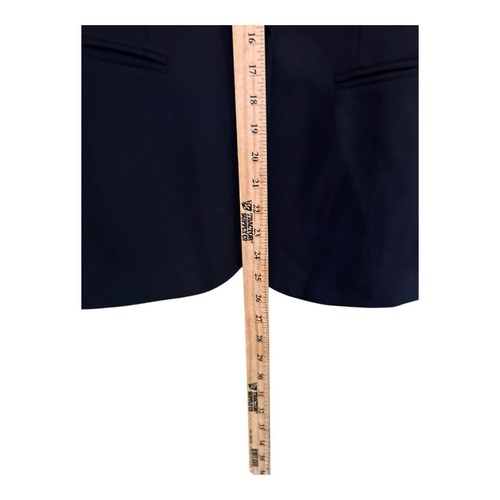 J. Crew Women’s Parke Blazer Wool Blend Navy Blue Size 0 Workwear - Picture 5 of 13