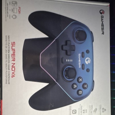 GameSir Super Nova Wireless Game Controller Blue/Black 1 Player Controller