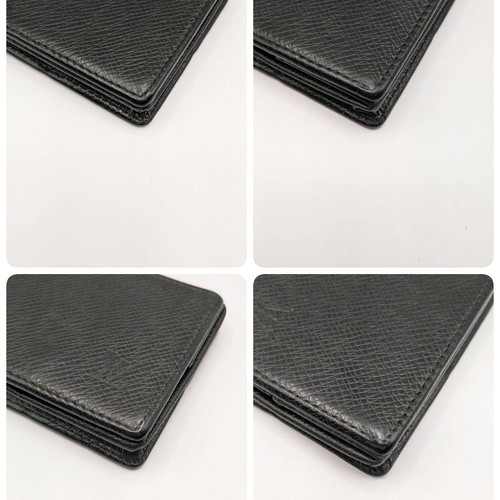 Estuche Monedero Louis Vuitton Taiga Boit Cartera Excelente Estado - Imagen 4 de 12