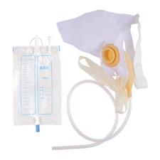 1000ml Men Portable Wearable Urinal Urine Bag Collector Toilet Male Travel US