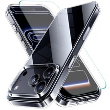 For iPhone 18 Pro Max 17 Pro Max Case Phone Cover Shockproof  Tempered Glass