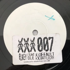 B_Key Feat DJ.E – Default / Battlecry (10″) XXX ‎– XXX 007 [2001 DRUM AND BASS]
