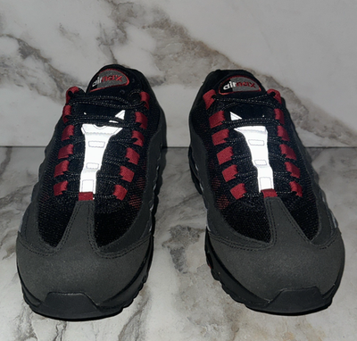 Nike Air Max 95 OG Big Bubble Liverpool LFC Shoes Mens SZ 8 Black