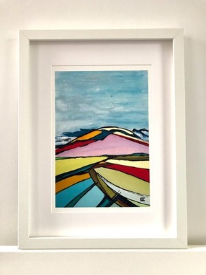 Limited Edition Giclée Kunstdruck, GERAHMT, Landschaft zeitgenössisches Gemälde modern