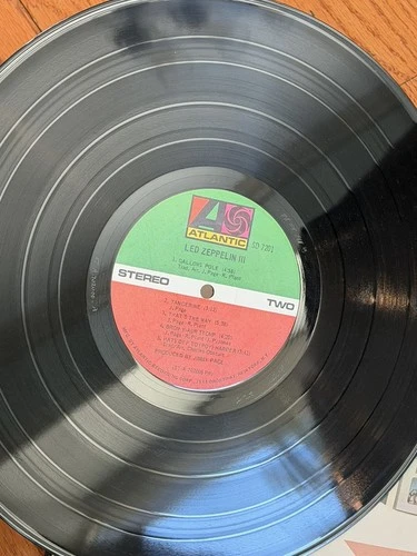 led zeppelin 3 iii vinyl sd 7201 1st Pressing US Broadway Do What Thou Wilt VG+