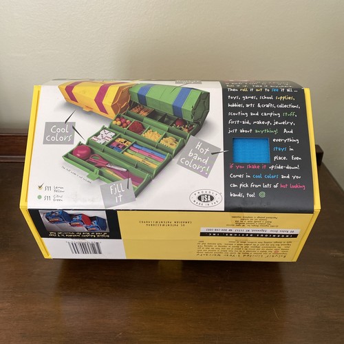 New The Kids Rolykit Roll-Up Storage Case Yellow Model S-11! Hobbies Toys Beads - Picture 4 of 9