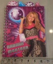 pink spiral HANNAH MONTANA MILEY CYRUS notebook - DISNEY STORE merchandise - NEW