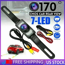 Wide 170° Night Vision Car Rear View Reverse Backup Parking Camera Waterproof