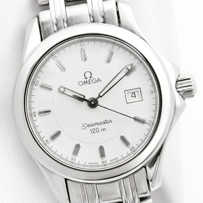 OMEGA 2581.21 Seamaster Aqua Terra White Quartz Working