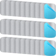 30 Self-Adhesive Metal Plates, Replacement Set, Square Plates for Phone Case ...