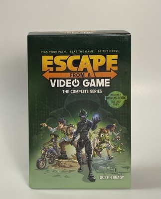 Escape From A Video Game Complete Series Box Set Dustin Brady 4 Books 2024 Print