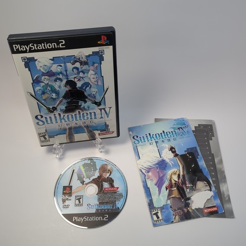 Jeu Suikoden IV PS2 NTSC US - Version Américaine - Très Bon état - Konami
