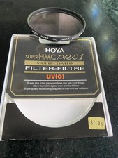 Set of Hoya Super HMD PRO1 UV 0 and Tiffen ND 0.9 67mm filters with cases