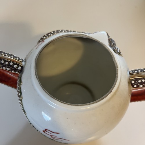 Japanese Dragonware Moriage Tea Set - Cream Pot and Sugar Bowl - Picture 7 of 10