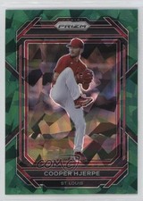 2023 Panini Prizm Green Ice Prizm Cooper Hjerpe #134 6ks