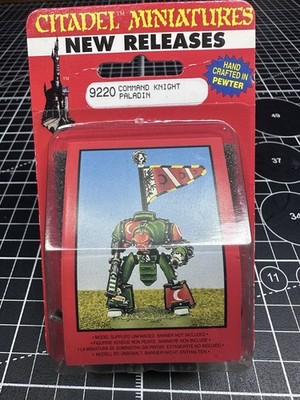 GW Citadel Warhammer Epic 40k Command Knight Paladin Metal NIB OOP