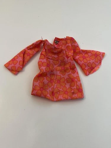 1969 Vintage Talking PJ Barbie Doll #1113 Original Floral Dress 60s Mod Era